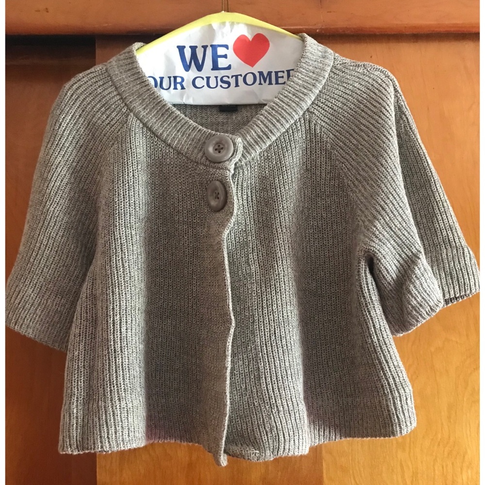 💜 August Silk Cotton Blend Cropped Cardigan